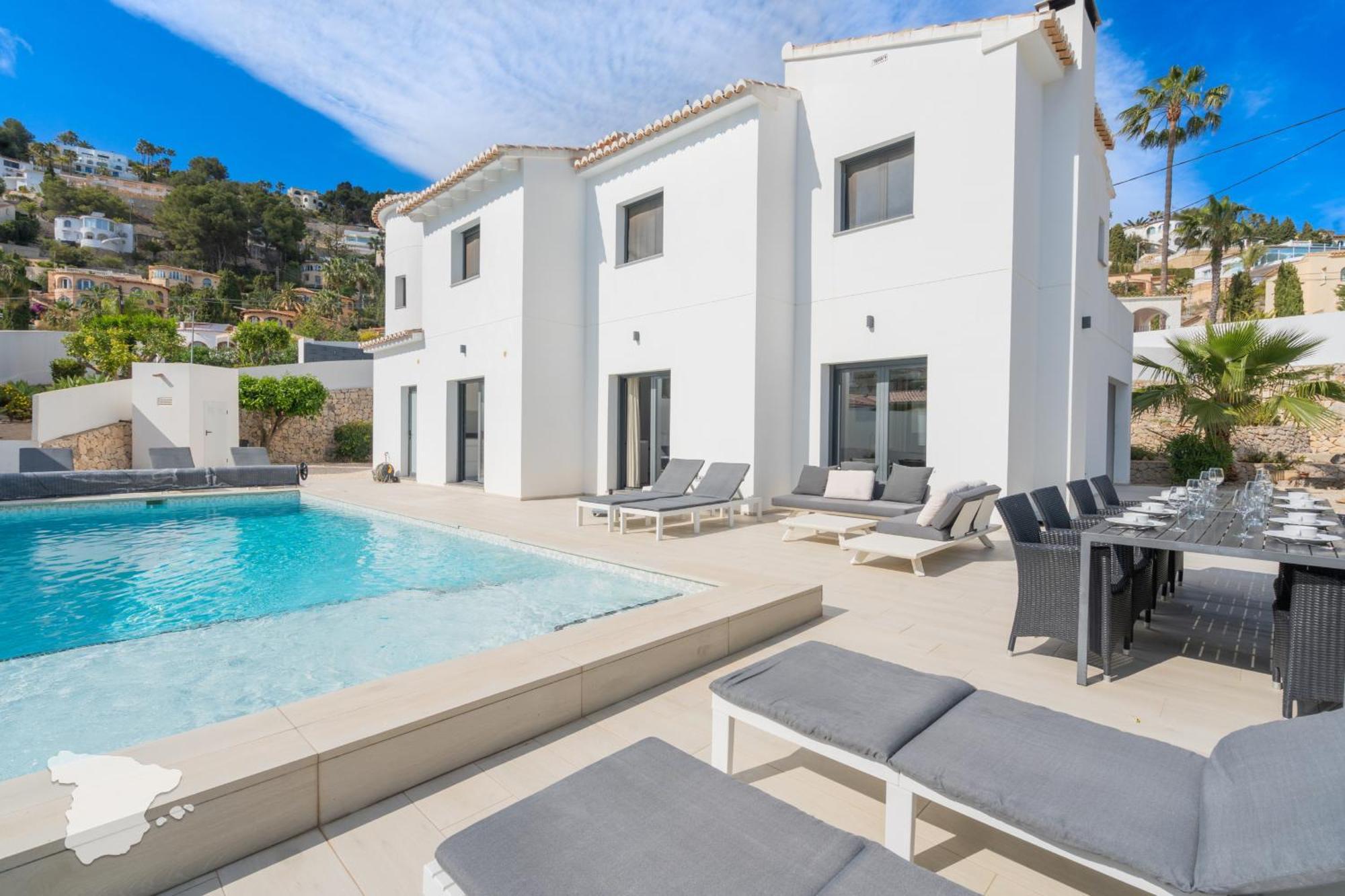 Costablancadreams Villa Montemar In Benissa Exterior photo